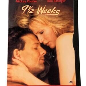 9 1/2 Weeks DVD 1986 Mickey Rourke Kim Basinger Drama Romance Movie